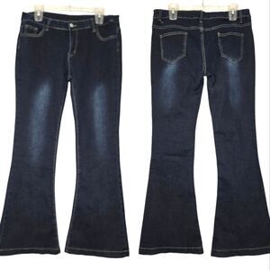 NVfelix Stretchy Flare Leg Dark Wash Jeans NWT